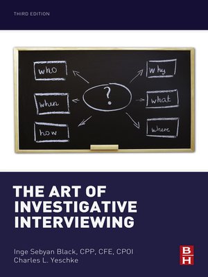cover image of The Art of Investigative Interviewing